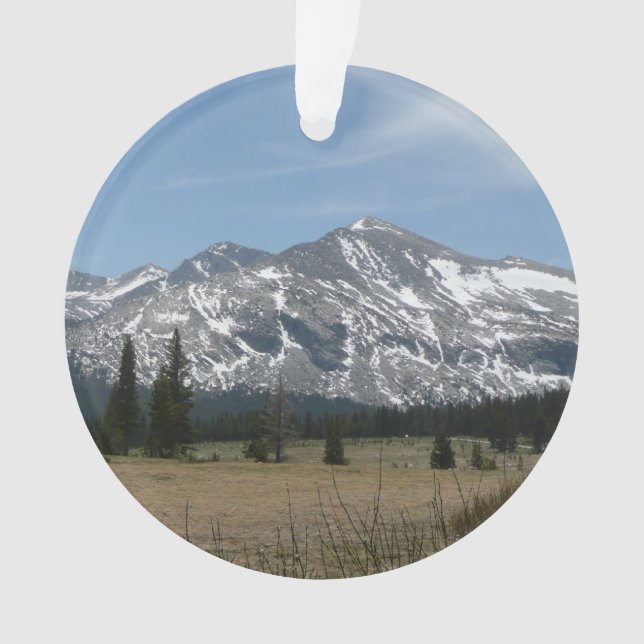 Sierra Nevada Mountains I from Yosemite Ornament (Front)