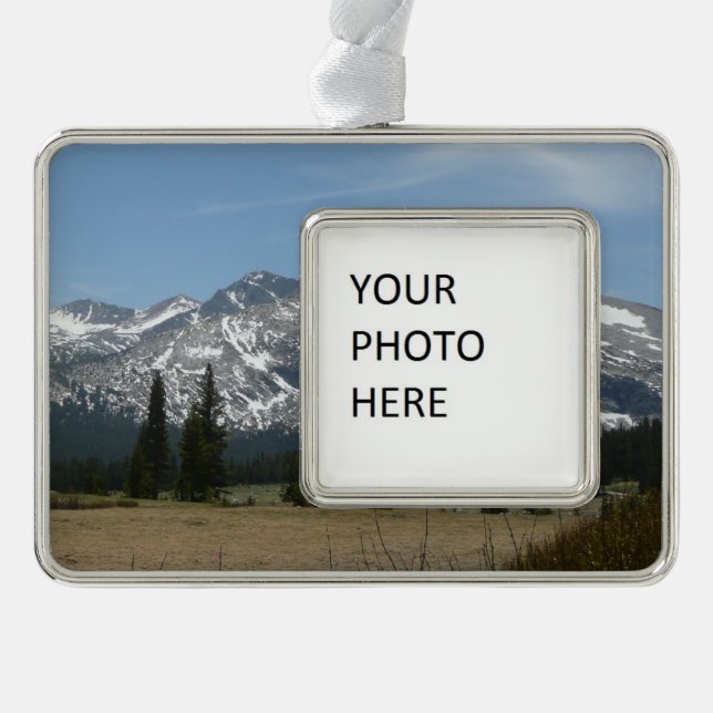 Sierra Nevada Mountains I from Yosemite Ornament (Front)