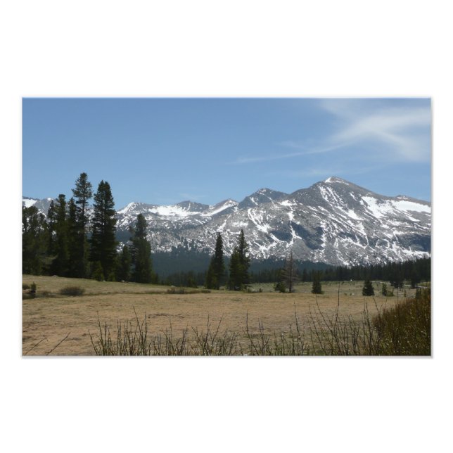 Sierra Nevada Mountains I from Yosemite Photo Print (Front)