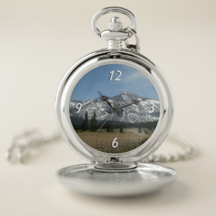 Sierra Nevada Mountains I from Yosemite Pocket Watch