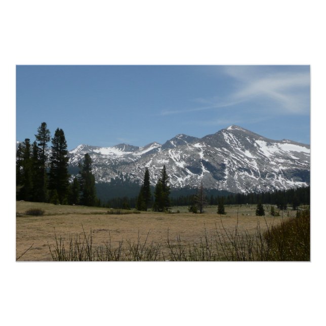 Sierra Nevada Mountains I from Yosemite Poster (Front)
