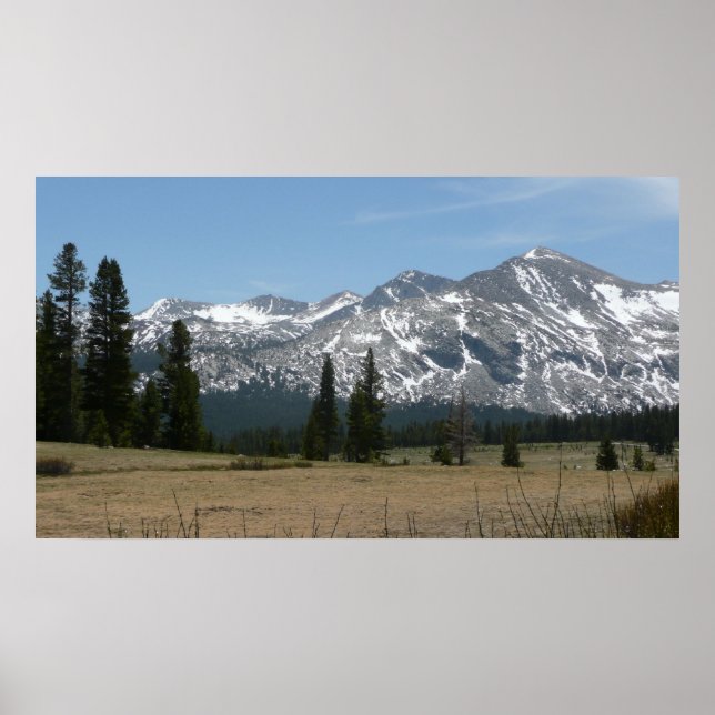 Sierra Nevada Mountains I from Yosemite Poster (Front)