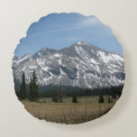 Sierra Nevada Mountains I from Yosemite Round Pillow