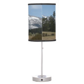 Sierra Nevada Mountains I from Yosemite Table Lamp (Back)