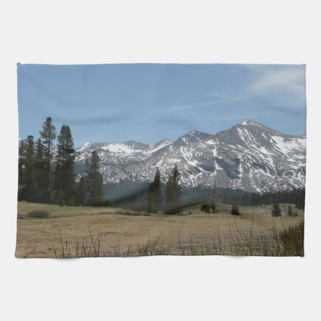 Sierra Nevada Mountains I from Yosemite Towel (Horizontal)