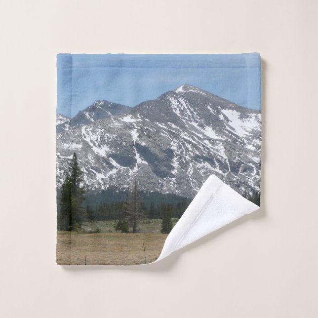 Sierra Nevada Mountains I from Yosemite Wash Cloth (Wash Cloth)