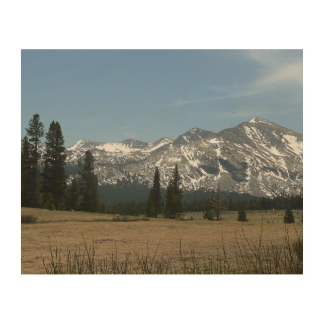 Sierra Nevada Mountains I from Yosemite Wood Wall Art (Front)