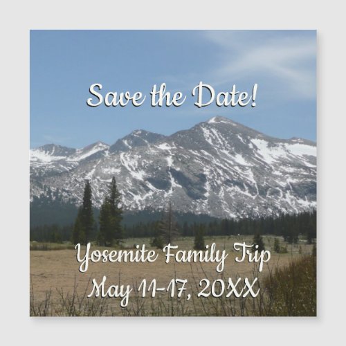 Sierra Nevada Mountains I Save the Date