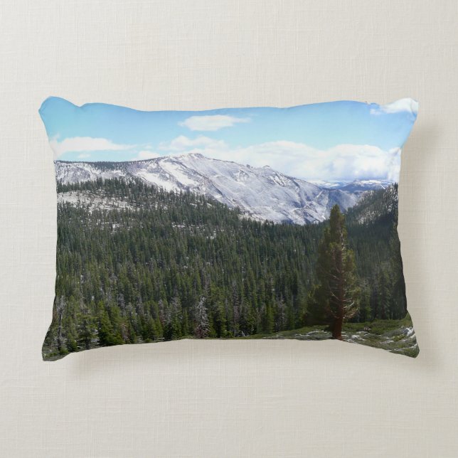 Sierra Nevada Mountains II from Yosemite Accent Pillow (Front)