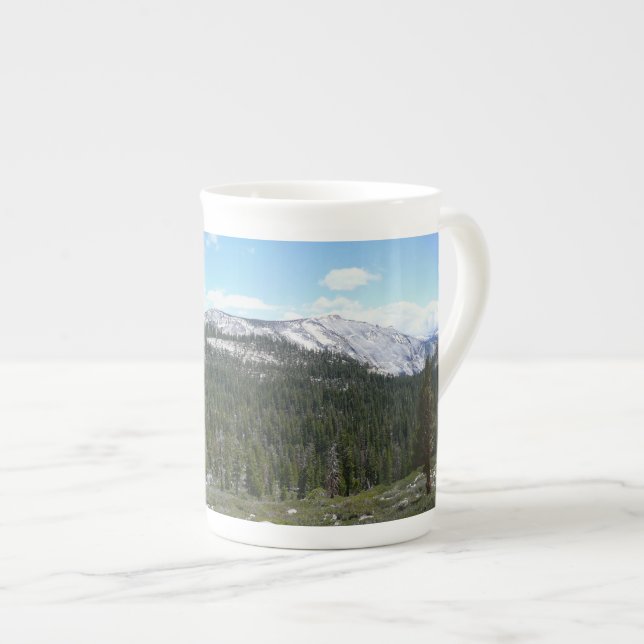 Sierra Nevada Mountains II from Yosemite Bone China Mug (Front Right)