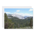 Sierra Nevada Mountains II from Yosemite Card