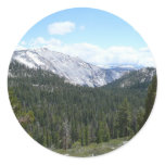Sierra Nevada Mountains II from Yosemite Classic Round Sticker