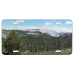 Sierra Nevada Mountains II from Yosemite License Plate