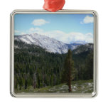 Sierra Nevada Mountains II from Yosemite Metal Ornament
