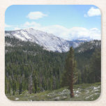 Sierra Nevada Mountains II from Yosemite Square Paper Coaster