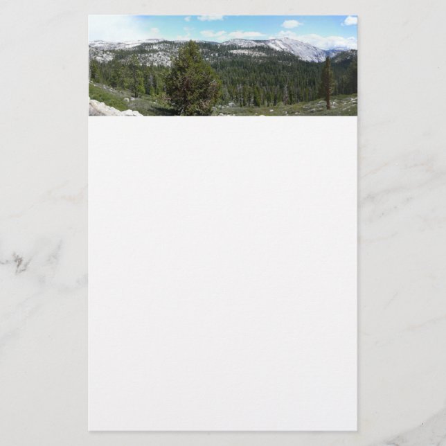 Sierra Nevada Mountains II from Yosemite Stationery (Front)