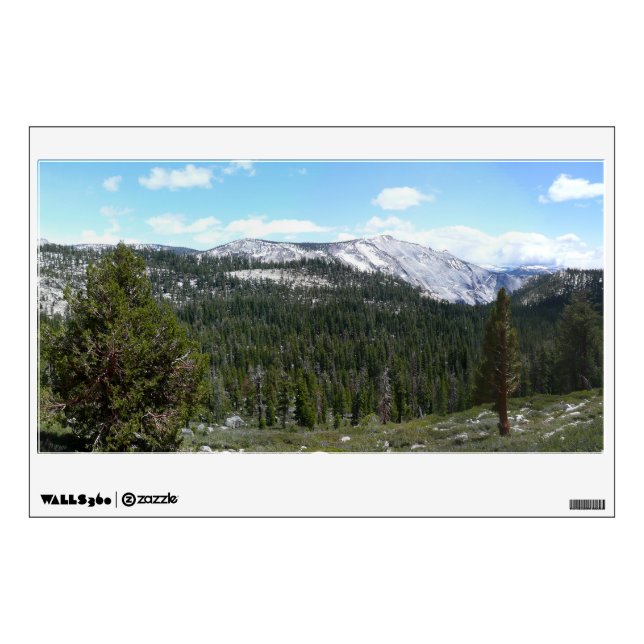 Sierra Nevada Mountains II from Yosemite Wall Sticker (Front)