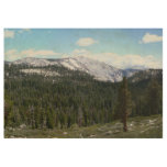 Sierra Nevada Mountains II from Yosemite Wood Poster