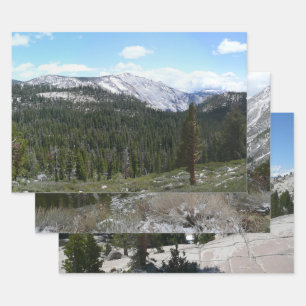 Sierra Nevada Mountains II from Yosemite Wrapping Paper Sheets