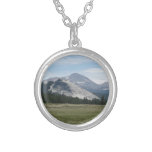 Sierra Nevada Mountains III Yosemite National Park Silver Plated Necklace