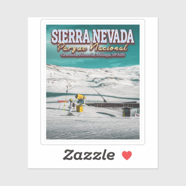 SIERRA NEVADA NATIONAL PARK - ANDALUSIA SPAIN STICKER (Sheet)