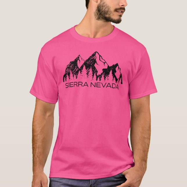 Sierra Nevada Shirt  Sierra Nevada Mountains Souve (Front)