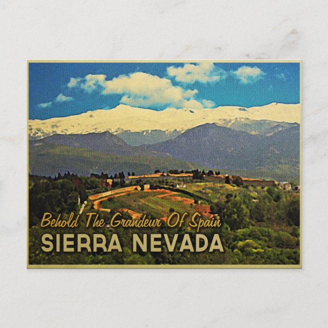 Sierra Nevada Spain Postcard (Front)