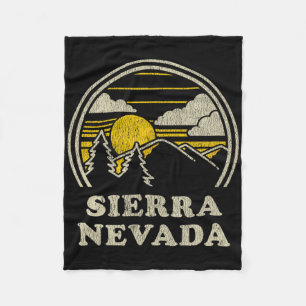 Sierra Nevada T Shirt Vintage Hiking Mountains Tee Fleece Blanket