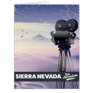Sierra Nevada Travel poster Cards