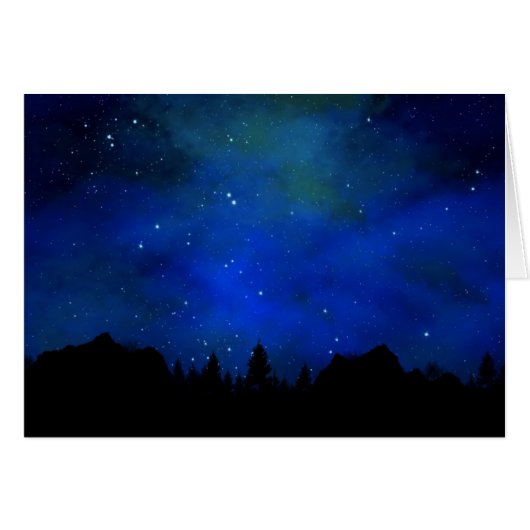 Sierra Nevadas Night Sky Cards (Front Horizontal)