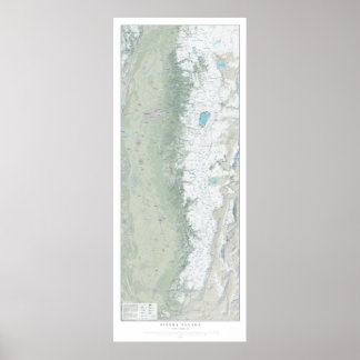 Sierra Snow Cover 2017 Poster