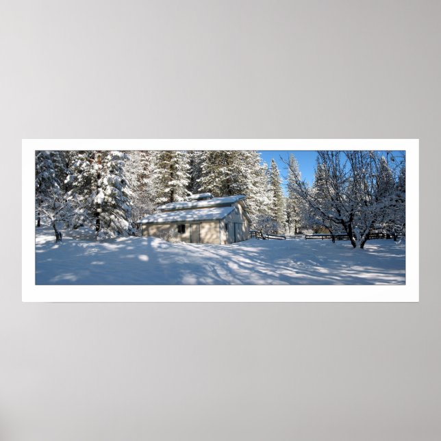 Sierra Snows and Barn - Poster (Front)