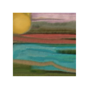 Sierra Sunrise Abstract Art