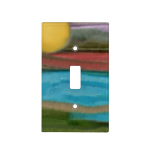 Sierra Sunrise Abstract Art Light Switch Cover