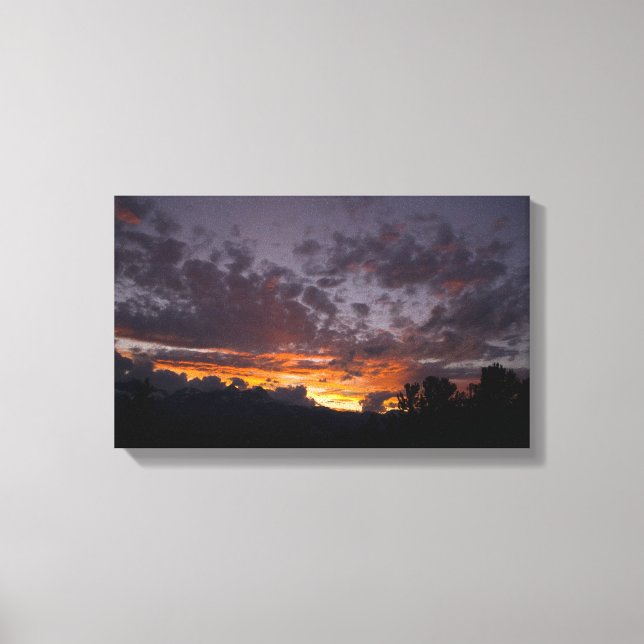 Sierra Sunset 1 Wrapped Canvas Print (Front)