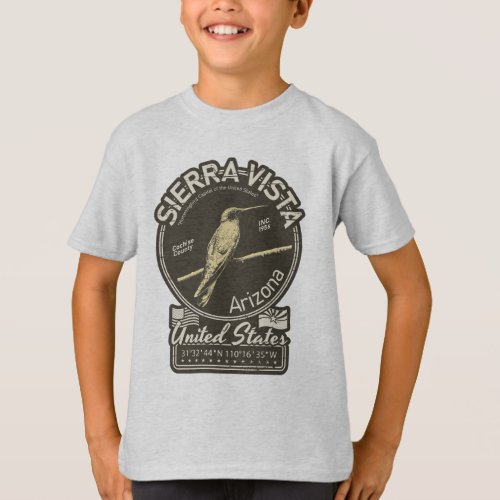 SIERRA VISTA ARIZONA _ HUMMINGBIRD ILLUSTRATION T_Shirt