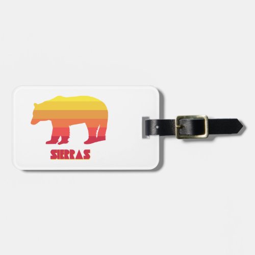 Sierras Bear Luggage Tag