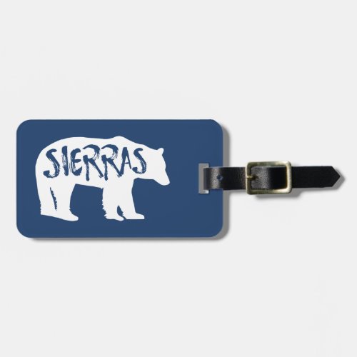 Sierras Bear Luggage Tag