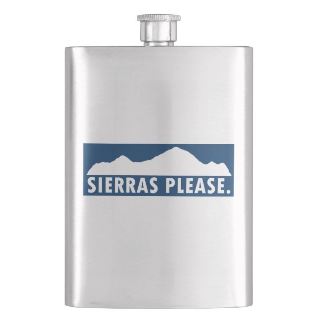 Sierras Please Flask (Front)