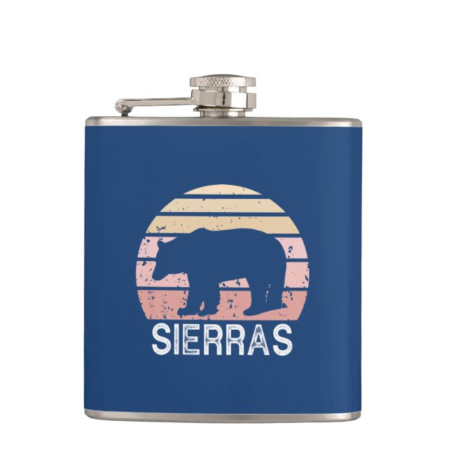 Sierras Retro Bear Flask (Front)