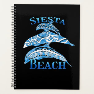 Siesta Beach Florida Vacation Tribal Dolphins Planner