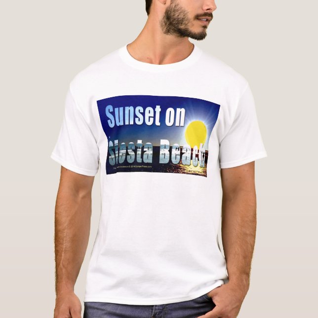 Siesta Beach Sunset T-Shirt (Front)