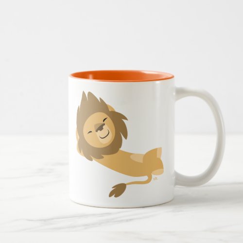 Siesta Cute Cartoon Lion Two_Tone Coffee Mug