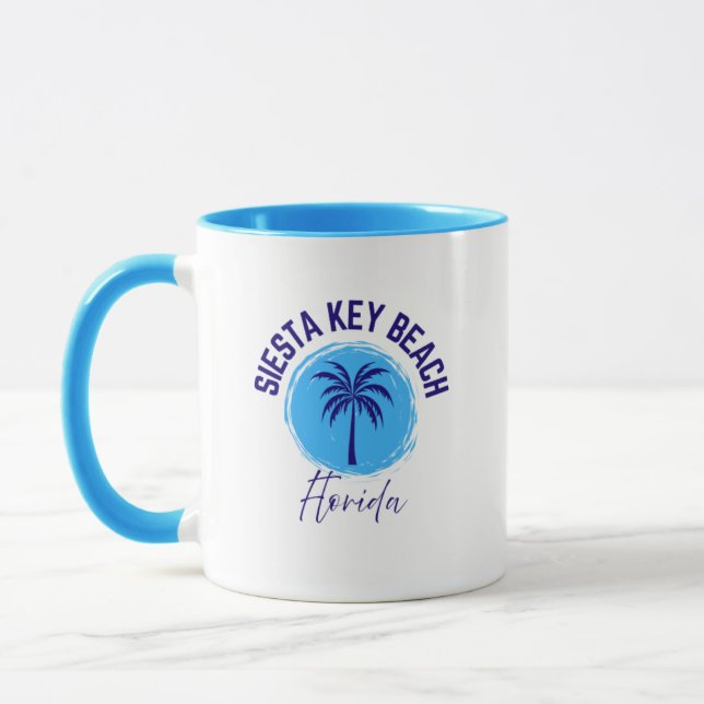 Siesta Key Beach Florida Coffee Mug (Left)