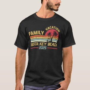 Siesta Key Beach Florida Family Vacation 2025 Summ T-Shirt