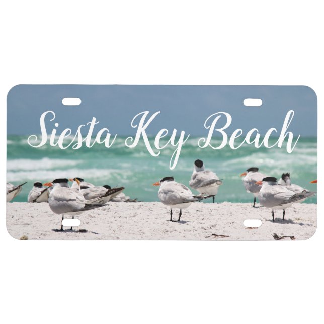 Siesta Key Beach License Plate (Front)