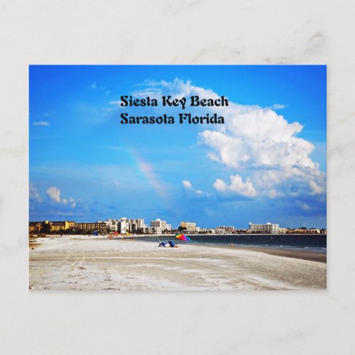 Siesta Key  Beach Postcard