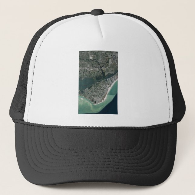 Siesta Key Beach & Sarasota Trucker Hat (Front)