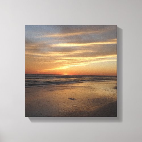 Siesta Key Beach Sunset Canvas Print