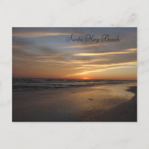 Siesta Key Beach Sunset Postcard